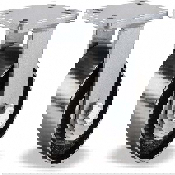 Rigid Top Plate Caster: Forged Steel, 6